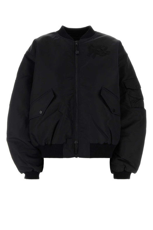 Black nylon bomber jacket Black CECILIE BAHNSEN (226OTW21006)