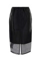 Black silk blend skirt Black CECILIE BAHNSEN (226RTW17002)