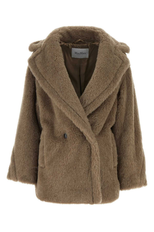 Biscuit teddy Espero coat Black MAX MARA (2411081041600)