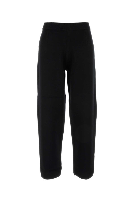 Black viscose blend Dula pant MM STUDIO (2426336011600)