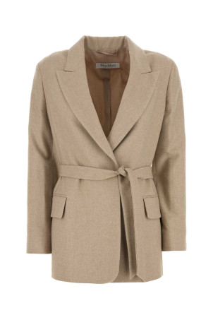 Cappuccino wool blend Randers blazer MAX MARA (2511041081600)