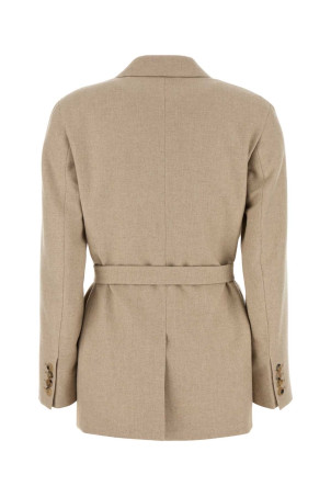 Cappuccino wool blend Randers blazer MAX MARA (2511041081600)