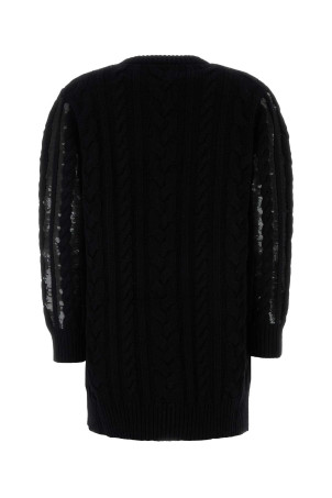 Black wool blend Mambo sweater dress Blue MAX MARA (2511321011600)