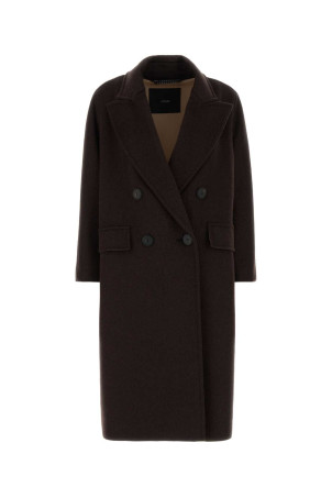 Brown cashmere blend Angus coat ATELIER (2521016105600)