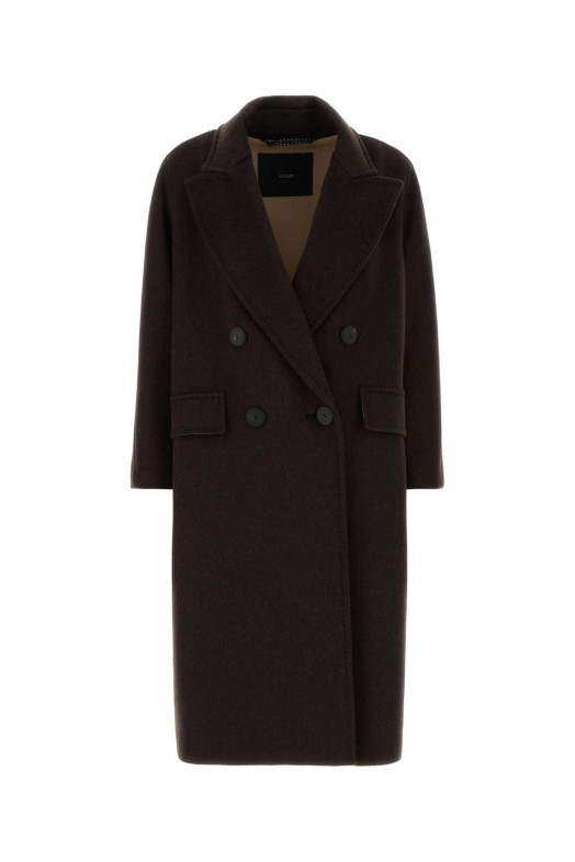 Brown cashmere blend Angus coat ATELIER (2521016105600)