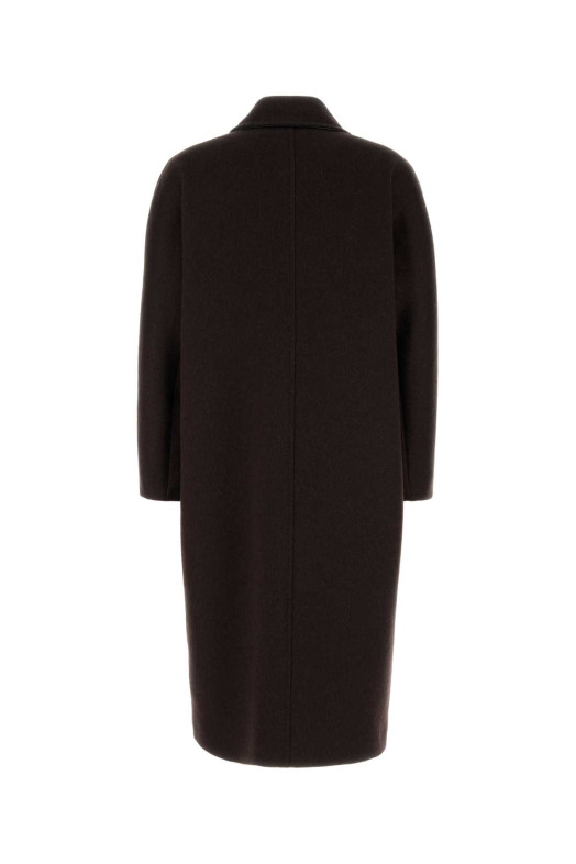 Brown cashmere blend Angus coat ATELIER (2521016105600)