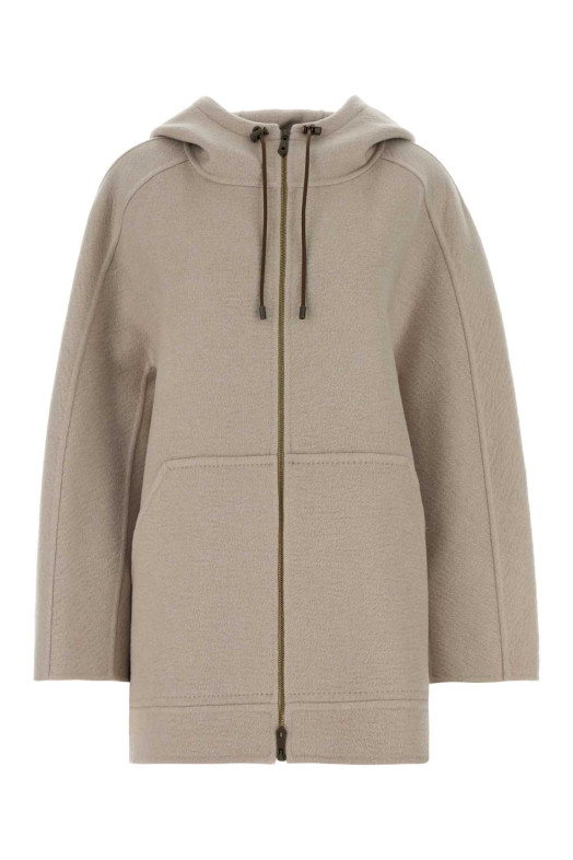 Cappuccino cashmere Gradi jacket ATELIER (2521086035600)