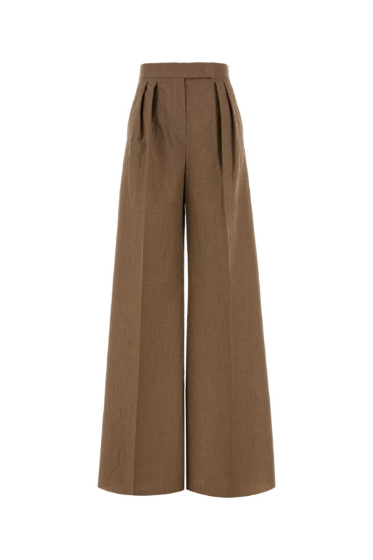 Biscuit wool Teruel flared leg pant MAX MARA (2521136081600)
