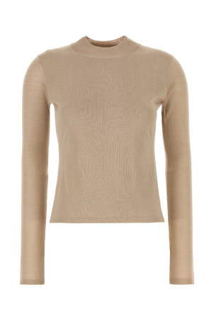 Cappuccino silk Falesia sweater Black MAX MARA (2521366039600)