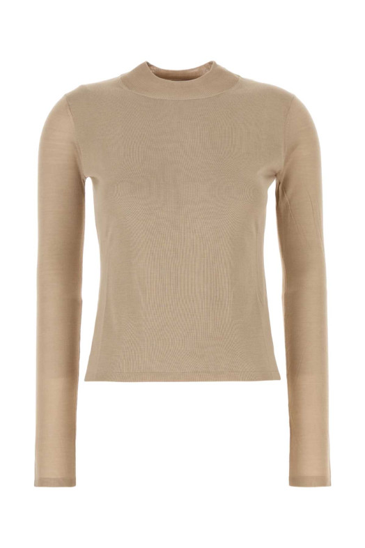 Cappuccino silk Falesia sweater Black MAX MARA (2521366039600)