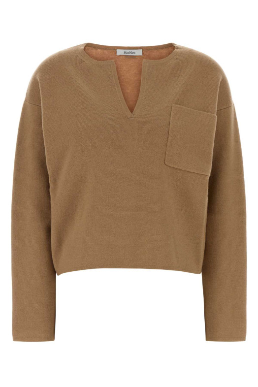 Camel wool blend Zibello sweater MAX MARA (2521366192600)