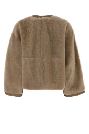 Beige shearling Luana jacket ATELIER (2521416025600)