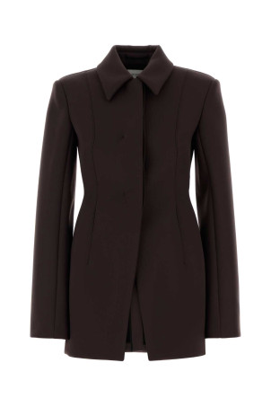 Aubergine polyester blend Bacio1234 blazer SPORTMAX (2522046083600)