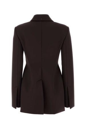 Aubergine polyester blend Bacio1234 blazer SPORTMAX (2522046083600)