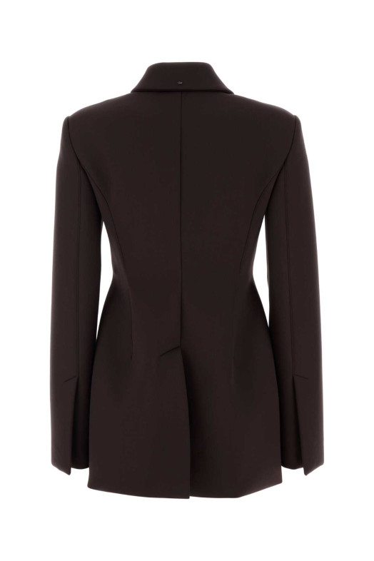 Aubergine polyester blend Bacio1234 blazer SPORTMAX (2522046083600)