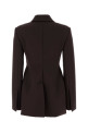 Aubergine polyester blend Bacio1234 blazer SPORTMAX (2522046083600)