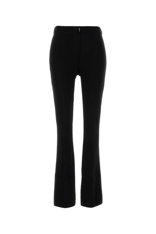 Black viscose blend leggings SPORTMAX (2522336023600)