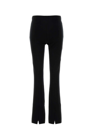 Black viscose blend leggings SPORTMAX (2522336023600)