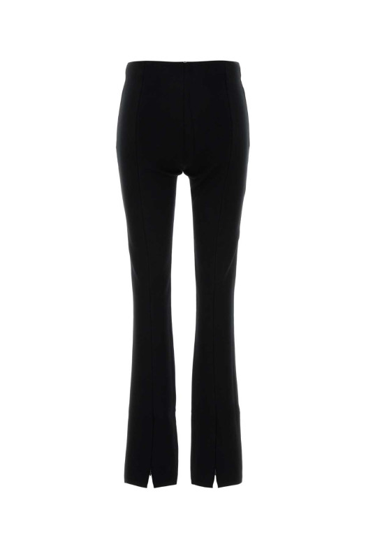 Black viscose blend leggings SPORTMAX (2522336023600)