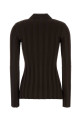 Brown stretch viscose blend Albio1234 cardigan SPORTMAX (2522346013600)