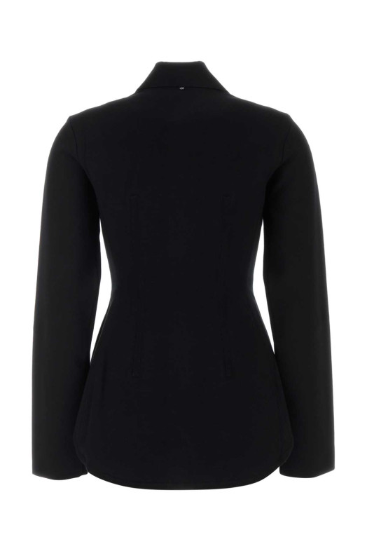Black viscose blend Baffo1234 cardigan SPORTMAX (2522346063600)