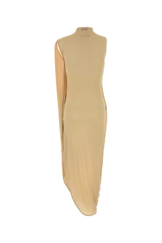 Skin pink stretch viscose dress JEAN PAUL GAULTIER (2601WDR103J008)