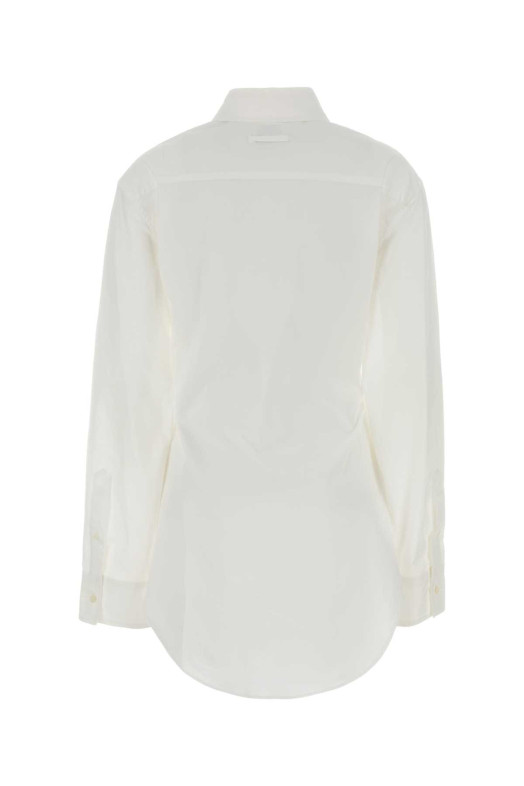 White stretch poplin shirt JEAN PAUL GAULTIER (2601WST050C071)