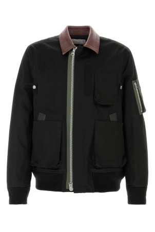 Black canvas jacket SACAI (2604031M)