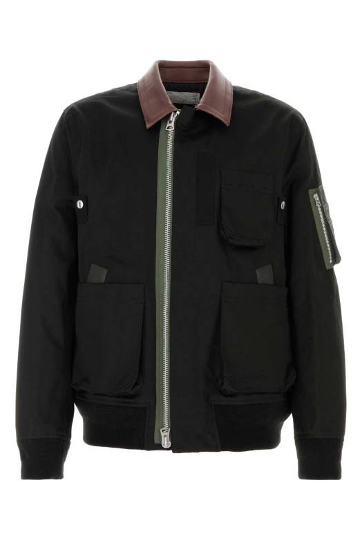 Black canvas jacket SACAI (2604031M)