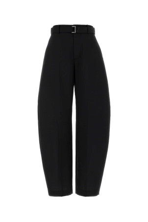 Black twill wide-leg pant SACAI (2608572)