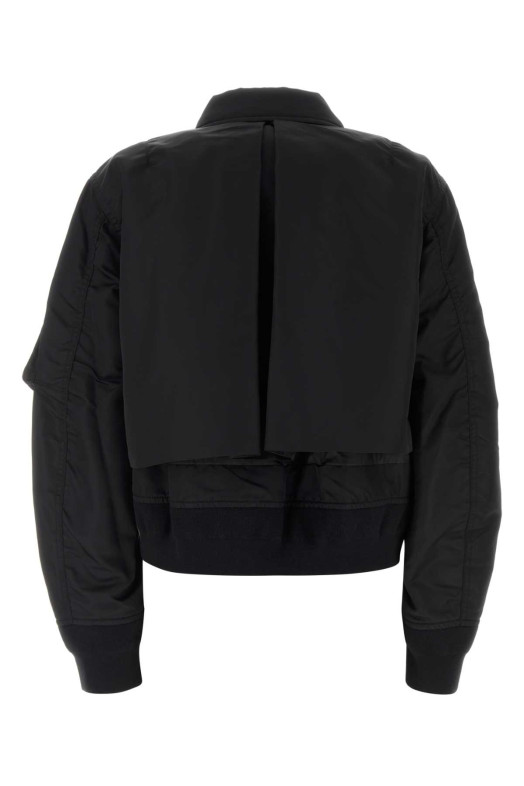 Чорна нейлонова куртка-бомбер SACAI (2608582)