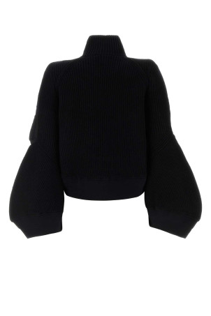 Black wool cardigan SACAI (2608585)