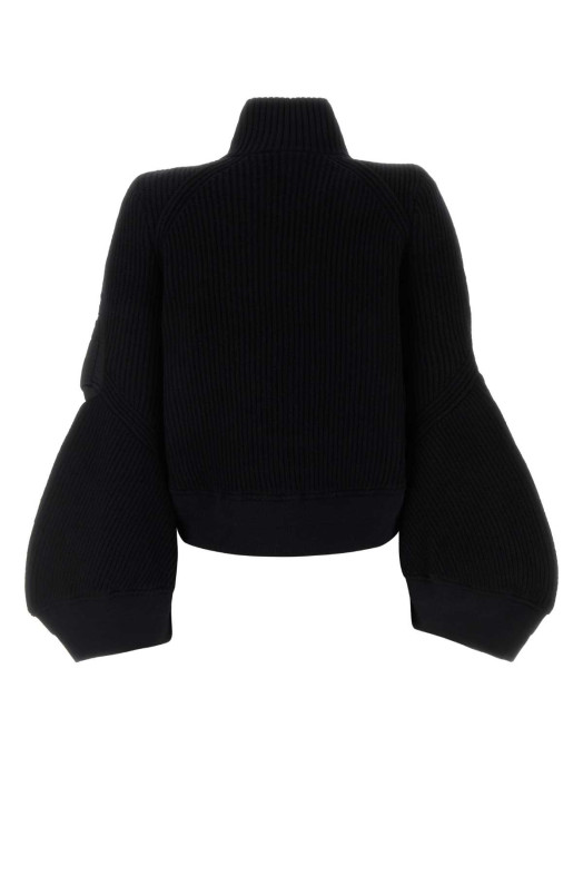 Black wool cardigan SACAI (2608585)