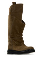 Mud suede Passeggiata boots THE ATTICO (260WSH00902LBT040AA)
