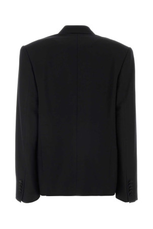 Black wool blend Bosea blazer DRIES VAN NOTEN (2610104513249)