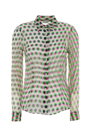 Printed chiffon Cloudy shirt DRIES VAN NOTEN (2610107663094)