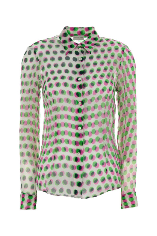 Printed chiffon Cloudy shirt DRIES VAN NOTEN (2610107663094)