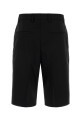 Black stretch gabardine Pilar bermuda shorts DRIES VAN NOTEN (2610109723206)