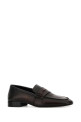 Темно-коричневые кожаные лоферы DRIES VAN NOTEN (2610117140107)