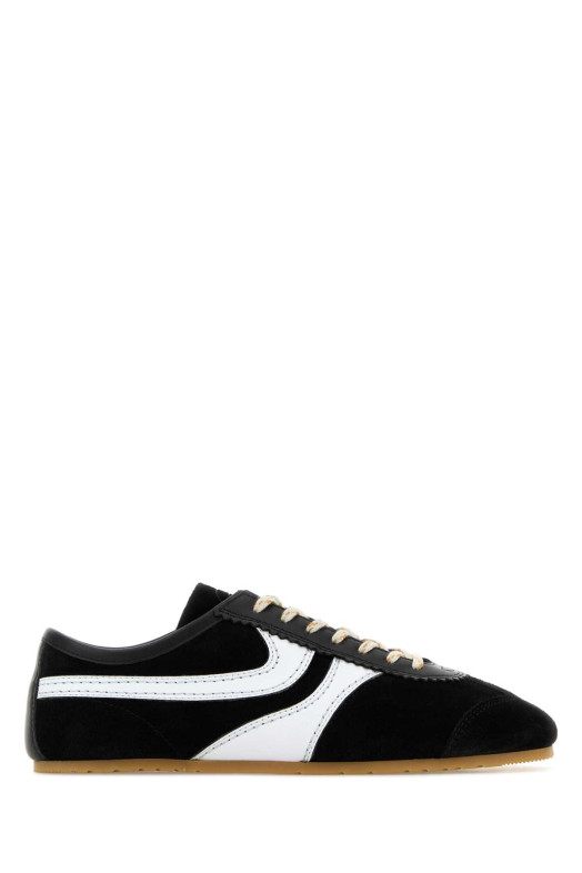 Black suede sneakers DRIES VAN NOTEN (2610117220126)
