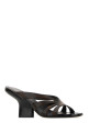 Brown leather mules DRIES VAN NOTEN (2610117990107)