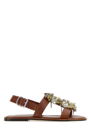 Caramel leather sandals DRIES VAN NOTEN (2610118020834)