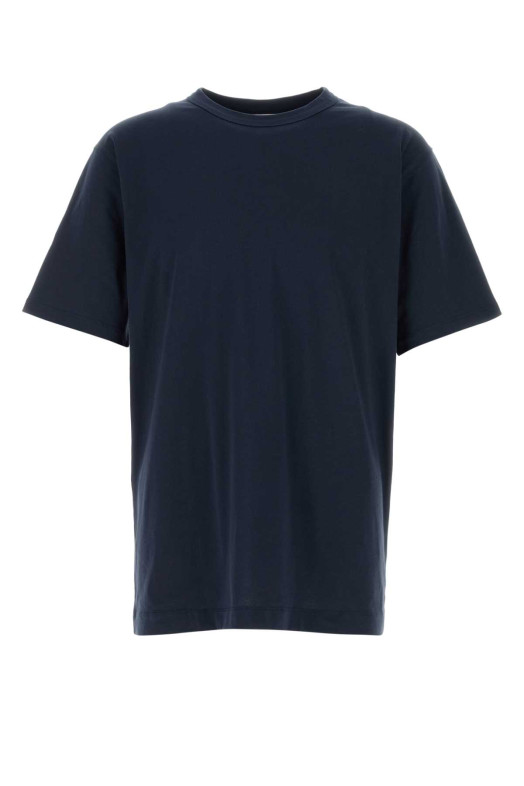 Midnight blue cotton Heer t-shirt Blue DRIES VAN NOTEN (2610211013600)
