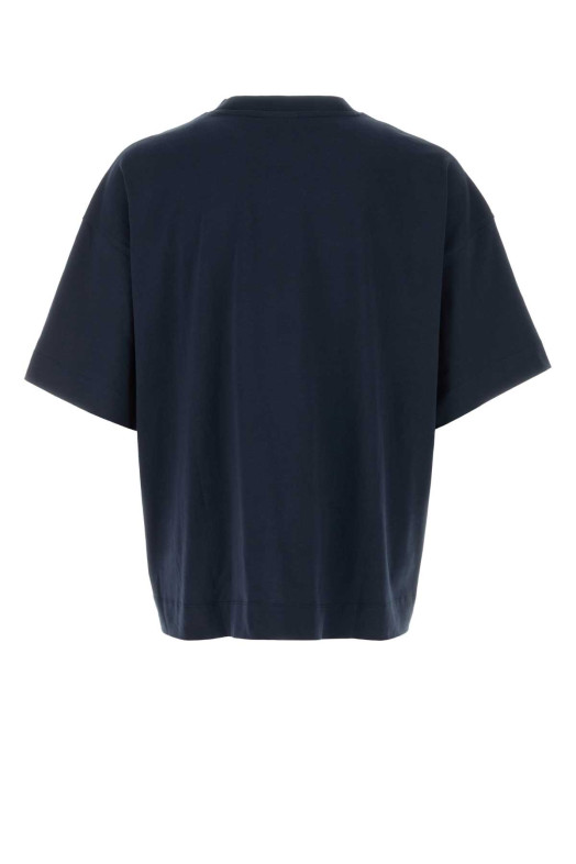 Midnight blue cotton Heno oversize t-shirt Blue DRIES VAN NOTEN (2610211113603)