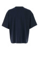 Midnight blue cotton Heno oversize t-shirt Blue DRIES VAN NOTEN (2610211113603)