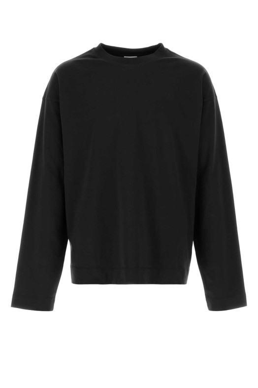 Черная хлопковая футболка Hegland DRIES VAN NOTEN (2610211123603)