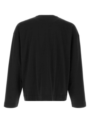Black cotton Hegland t-shirt DRIES VAN NOTEN (2610211123603)
