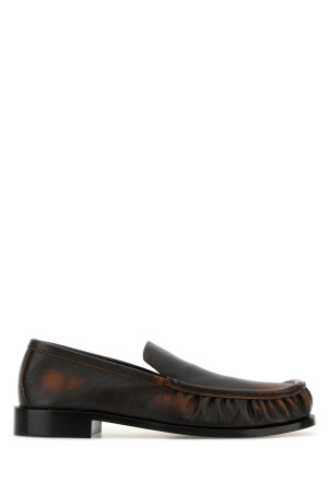 Brown leather loafers DRIES VAN NOTEN (2610217230107)