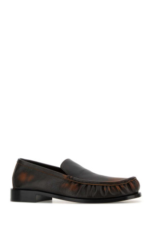 Brown leather loafers DRIES VAN NOTEN (2610217230107)