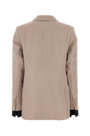 Pink silk Feltro blazer Blue MAX MARA (2611041283600)